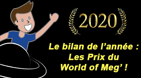 Bilan de l’année 2020 : Les Prix du World of Meg’ !